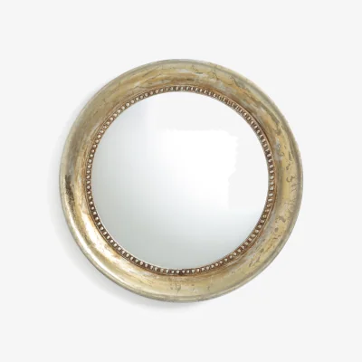La Redoute Afsan 60cm Diameter Round Mango Wood Mirror