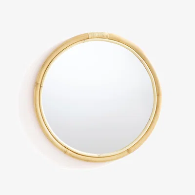 La Redoute Nogu 60cm Diameter Round Rattan Mirror