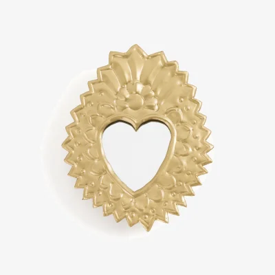 La Redoute Strakaza Ex-Voto Brass Mirror Wall Decoration
