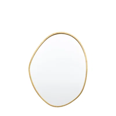 La Redoute 90cm Gold Organic Mirror
