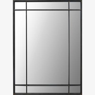 La Redoute 110cm Antique Bronze Metal Rectangular Wall Mirror
