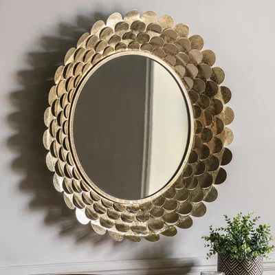 La Redoute 91cm Denston Mirror Gold