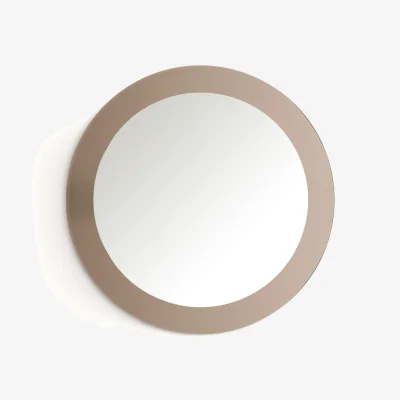 La Redoute Diane Two-Tone Round Mirror