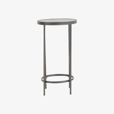 La Redoute Antique Smoked Mirror Plant Stand Side Table