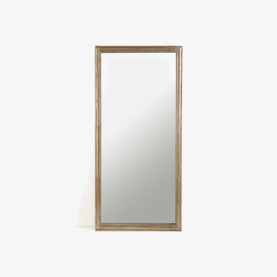 La Redoute Afsan Rectangular Mirror in Solid Mango Wood, W80 X H170cm