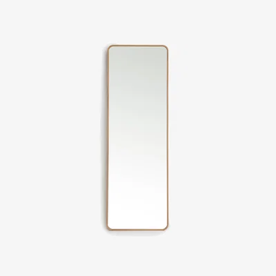 La Redoute Iodus Rectangular Mirror in Oak Veneer 50x150cm