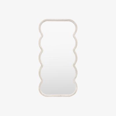La Redoute 180cm Hockley Curved White Leaner Mirror