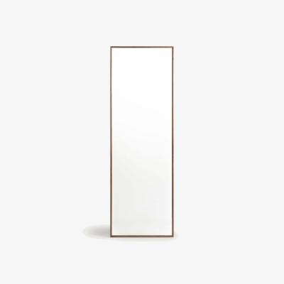La Redoute Zindlo Mirror On Stand in Solid Walnut H178