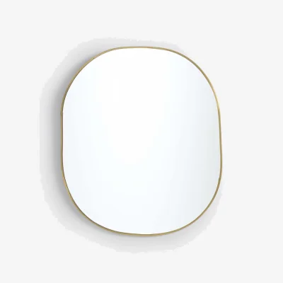 La Redoute Uyova Oval Brass Mirror