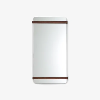 La Redoute Nemma 120 x 64cm Walnut Mirror