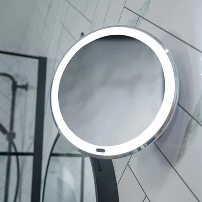 La Redoute Rechargeable LED 5x Magnified Suction Mirror