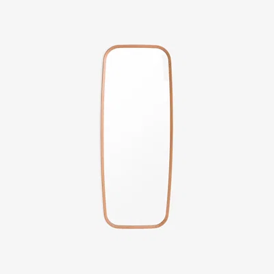 La Redoute Orion 180cm High Solid Oak Rectangular Mirror