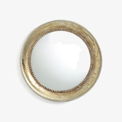 La Redoute Afsan 60cm Diameter Round Mango Wood Mirror