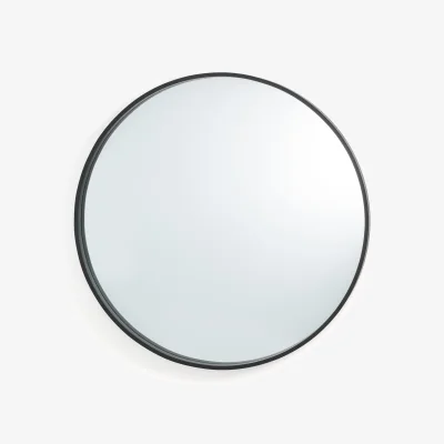 La Redoute Alaria 80cm Diameter Round Black Mirror