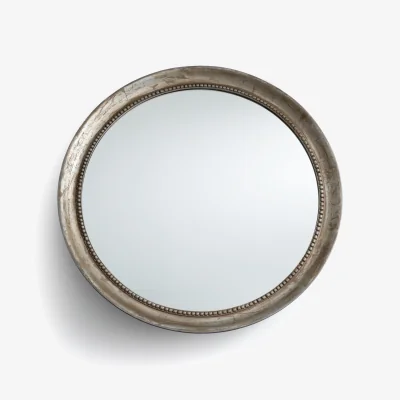 La Redoute Afsan 100cm Solid Mango Wood Round Mirror