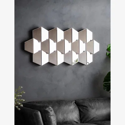 Marks & Spencer Gallery Direct Carina Extra Large Wall Mirror - Silver, Silver