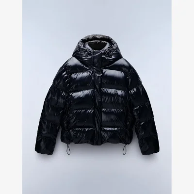Marks & Spencer Napapijri Glane Mirror Puffer Jacket Black