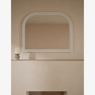 Marks & Spencer M&S Daphne Arch Overmantel Mirror 100 x 80 White