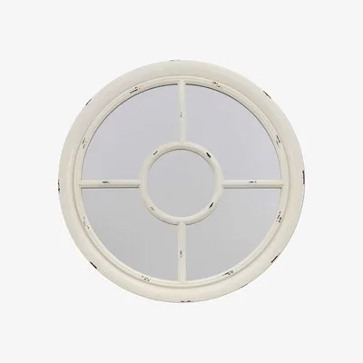 Marks & Spencer Gallery Direct Somerford Medium Round Wall Mirror - White, White