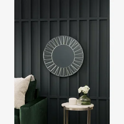 Marks & Spencer Gallery Direct Mondello Medium Round Wall Mirror - Silver, Silver