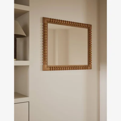 Marks & Spencer M&S Evelyn Wooden Wall Mirror Natural