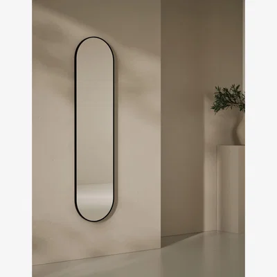 Marks & Spencer M&S Collection Milan Pill Shape Wall Mirror - Black, Black