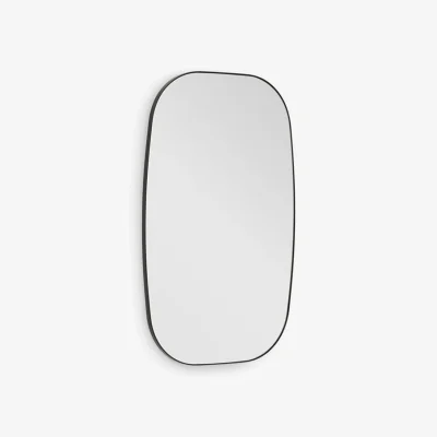 My Furniture Emmerson Wall Mirror - Matt Black 