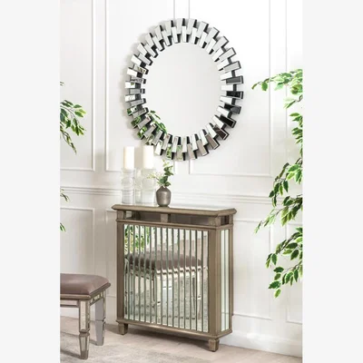 My Furniture Antoinette Small Mirrored Radiator Cover
