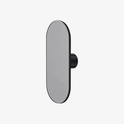 Made in Design Ovali Hook - / Mirror - L 7 x H16 cm by AYTM Grey