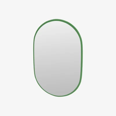 Made in Design Colour Frame - Look Wall mirror wood green / 46.8 x 69.6 cm - MONTANA