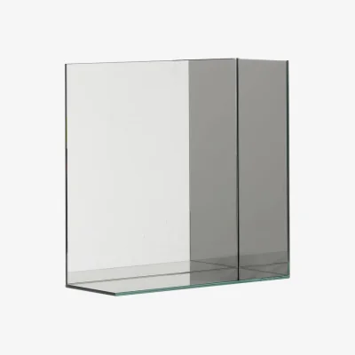 Made in Design Narciso Small Wall mirror glass mirror / Shelf - 35 x 35 x D 22.5 cm - Mogg