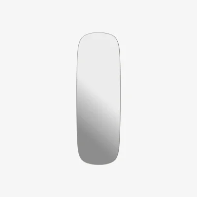 Made in Design Framed XL Wall mirror metal grey / 150 x 50 cm - Muuto