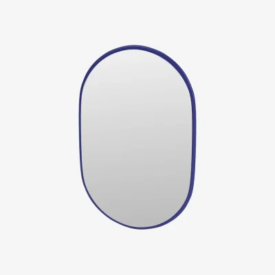 Made in Design Colour Frame - Look Wall mirror wood blue / 46.8 x 69.6 cm - MONTANA