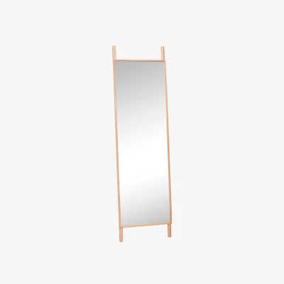 Made in Design Lean Free standing mirror natural wood / 53 x 188 cm - HÜBSCH