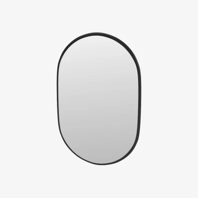Made in Design Colour Frame - Look Wall mirror wood black / 46.8 x 69.6 cm - MONTANA