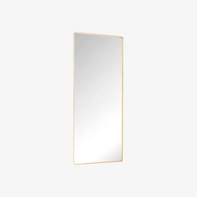 Made in Design Retro Large Wall mirror metal gold / 60 x 152 cm - HÜBSCH