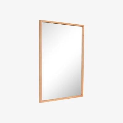 Made in Design Glimpse Medium Wall mirror natural wood / 60 x 90 cm - HÜBSCH