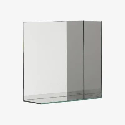 Made in Design Narciso Medium Wall mirror glass mirror / Shelf - 55 x 55 x D 22.5 cm - Mogg