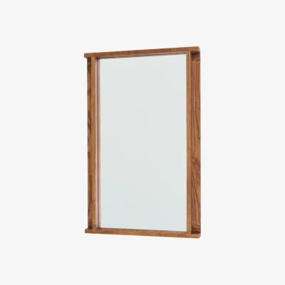 Made in Design Symmetry Small Wall mirror natural wood / W 45.8 x H 71 cm - Frama