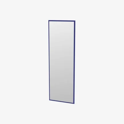 Made in Design Colour Frame - Like Wall mirror wood blue / 35.4 x 105 x D 1.6 cm - MONTANA