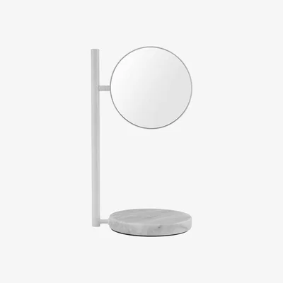 Made in Design Free standing mirrors Pose metal stone / Adjustable magnifying mirror - Normann Copenhagen