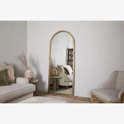Nkuku nkuku Murwara Full Length Mirror | Mirrors | Antique Brass