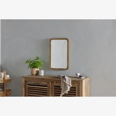 Nkuku Nkuku Ungura Rounded Mirror | Mirrors Wall Art & Clocks | Antique Brass | Small