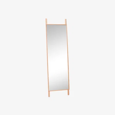 Nordic Nest Hübsch Lean floor mirror Oak