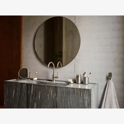 Nordic Nest Zone Denmark Ume table mirror with 5x magnification 19x19.5 cm Steel