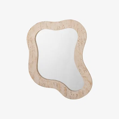 Nordic Nest Bloomingville Meg wall mirror 61x76 cm Natural