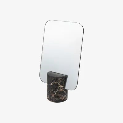 Nordic Nest Mette Ditmer Marble vanity mirror Brown 30 cm