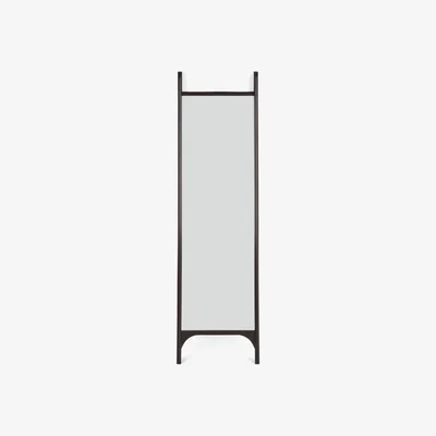 Nordic Nest Ethnicraft PI floor mirror 55x190 cm Dark brown stained mahogany