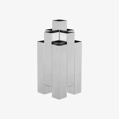 Nordic Nest Ferm Living Tessera vase 3x3 Mirror polished