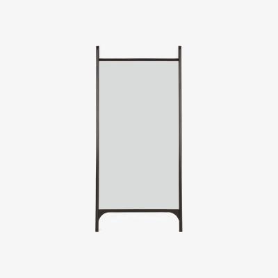 Nordic Nest Ethnicraft PI floor mirror 80x200 cm Dark brown stained mahogany